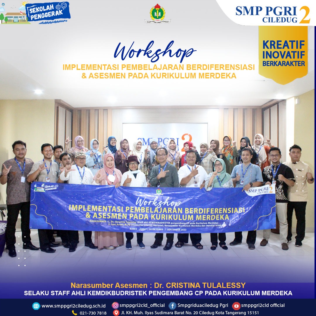 Workshop Implementasi Pembelajaran Berdiferensiasi dan Asesmen