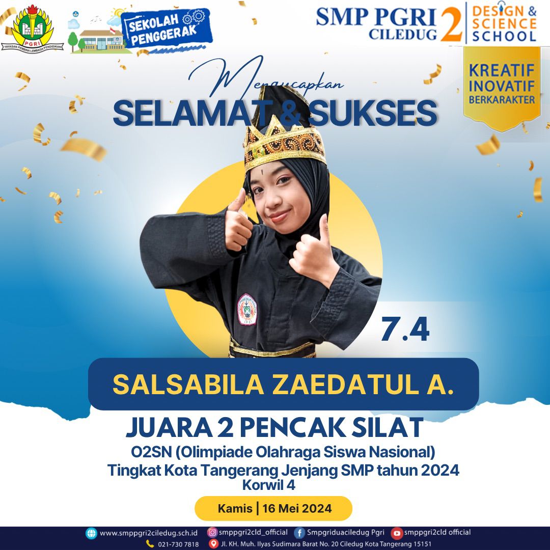 JUARA 2 PENCAK SILAT O2SN