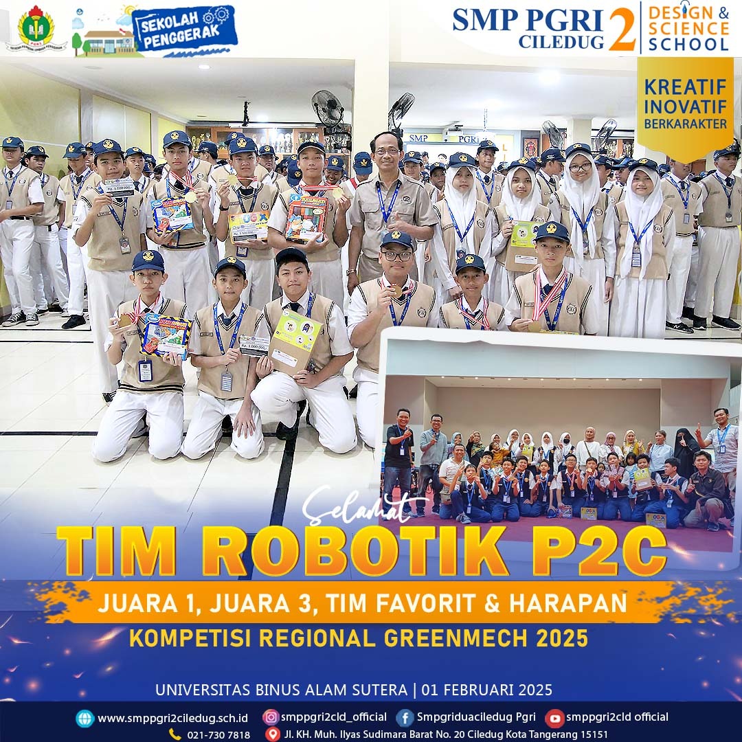 JUARA 1 ROBOTIK di BINUS